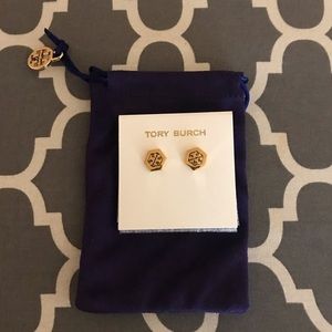 Tory burch gold studs
